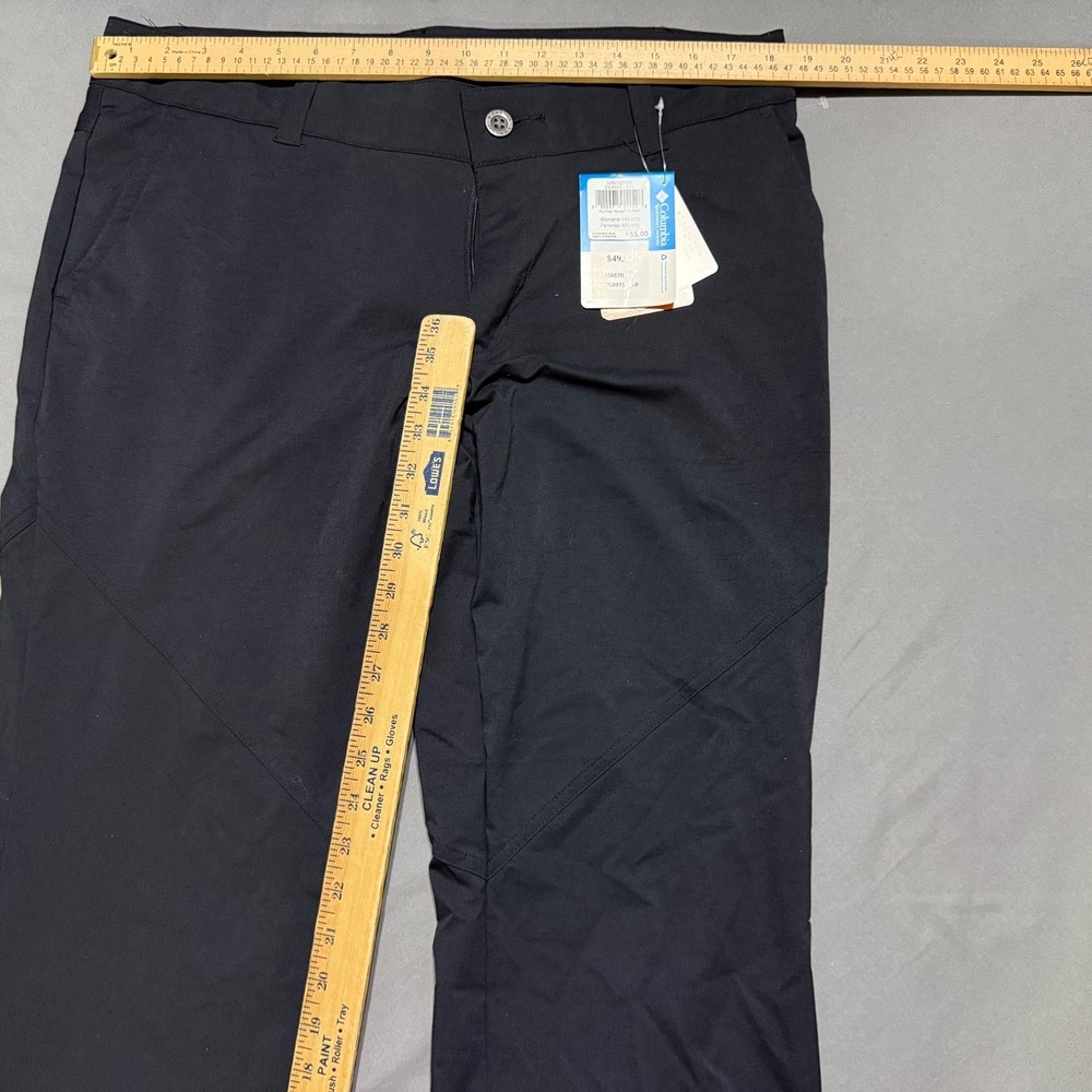 Columbia Mumbai Mover II Hiking Pants Womens 14P Black Outdoor Performance - Picture 2 of 6